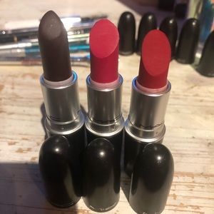 Lot of 3 MAC retro matte lipsticks